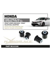 SET SILENT BLOCS DE BRAS AVANT INFERIEUR HONDA CIVIC TYPE R (22+), INTEGRA TYPE S (23+) - HARDRACE