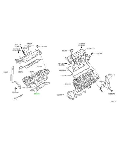 JOINTS DE CULASSE VQ37VHR 370Z NISSAN