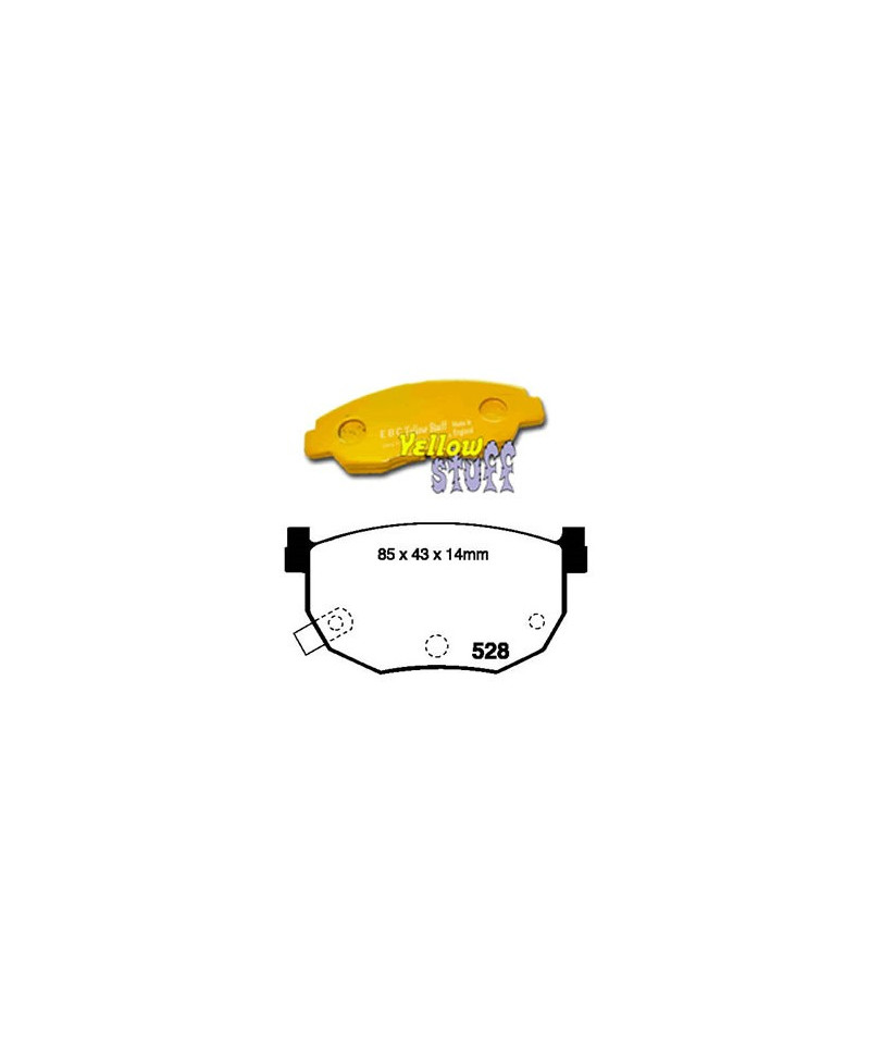 PLAQUETTES ARRIERE S14 EBC 