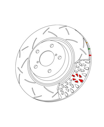 SET DISQUES FREIN ARRIERE 4000 SERIES T3 NISSAN 350Z - DBA 