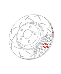 SET DISQUES FREIN ARRIERE 4000 SERIES T3 NISSAN 350Z - DBA 