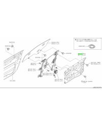PANNEAU DE PORTE DROITE + LEVE VITRE 350Z NISSAN