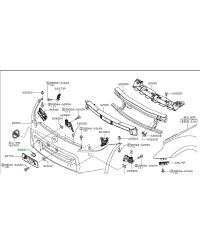 CACHE CROCHET REMORQUAGE PARE CHOC AVANT 370Z NISSAN