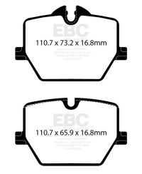 SET PLAQUETTES DE FREIN ARRIERE YELLOWSTUFF TOYOTA SUPRA MKV - EBC