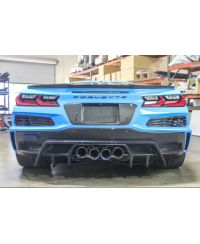 SUPPORT PLAQUE D'IMMATRICULATION CARBONE CHEVROLET CORVETTE C8 - APR PERFORMANCE