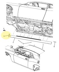 PROTECTION AILE AVD DODGE CHALLENGER MOPAR