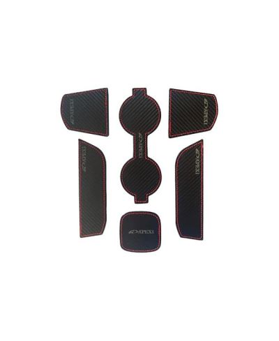 SET TAPIS CUIR STYLE CARBONE TOYOTA GR86/ SUBARU BRZ - APEXI