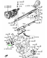 SUPPORT MOTEUR DROIT RX8 MAZDA