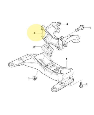 SUPPORT TRANSMISSION serie 3 E90 E92 E93 M3 BMW