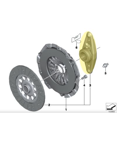 FOURCHETTE EMBRAYAGE MOTEUR 2.0L 3.0L ESSENCE BMW