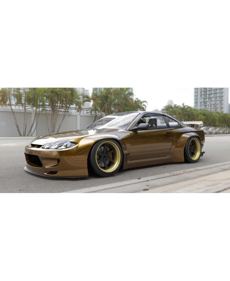 KIT CARROSSERIE ROCKETBUNNYNISSAN 200SX S15 V2 TRA KYOTO