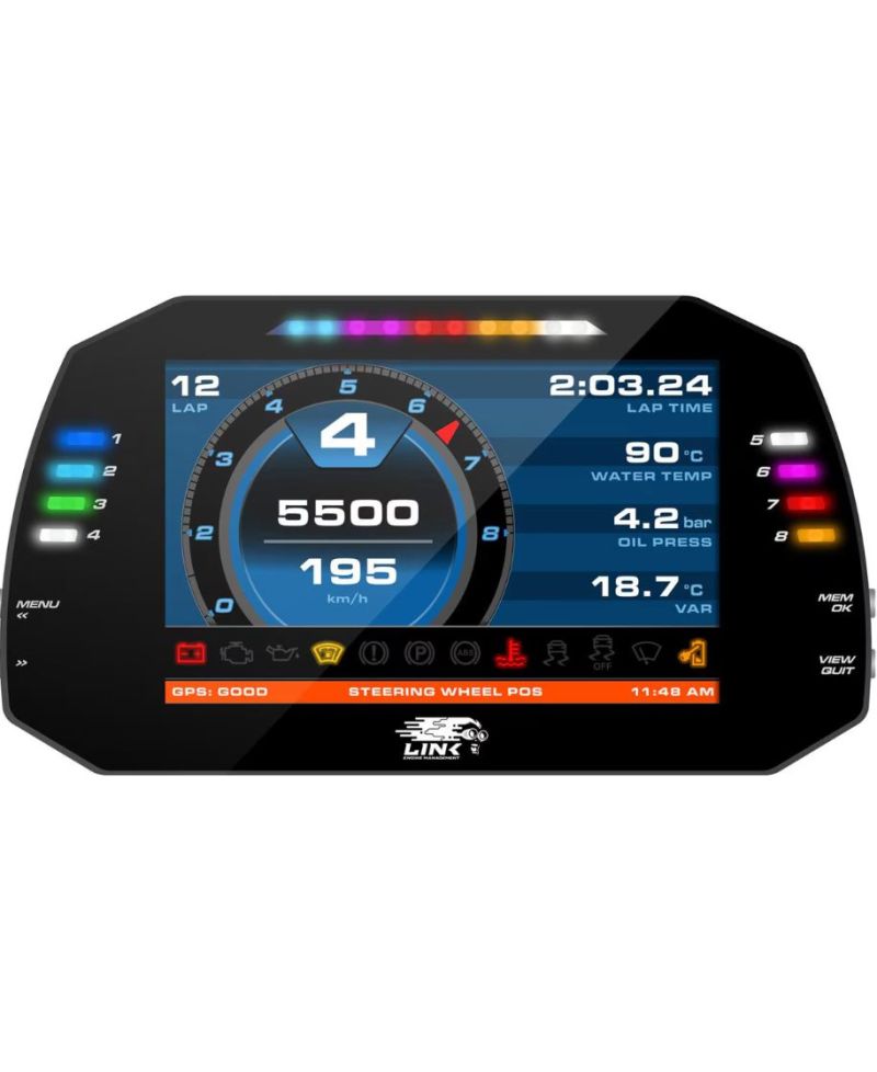 DASHBOARD DIGITAL MXG STRADA LIGHTRACE EDITION 7" LINK