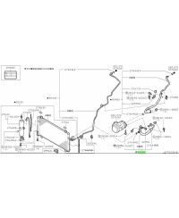 TUYAU CIRCUIT CLIMATISATION 350Z NISSAN