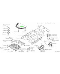 BARRE DE RENFORT INFERIEUR W-BRACE350Z NISSAN