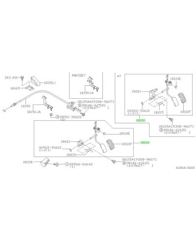 PEDALE ACCELERATEUR SKYLINE R33 NISSAN