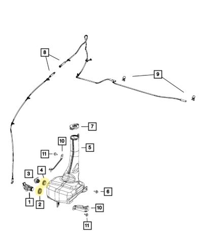 JOINT POMPE LAVE GLACE DODGE CHALLENGER CHARGER - MOPAR