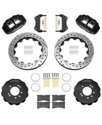 KIT GROS FREINS AVANT PERCES & RAINURES SUPERLITE 6 PISTONS NISSAN R32 GTR (89-94), 300ZX - WILWOOD