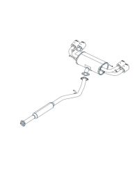 CATBACK SPORT RS EVOLUTION X (4 SORTIES) TOYOTA GR86, SUBARU BRZ FA24 - APEXI