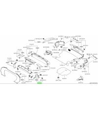 HABILLAGE INTERIEUR ARRIERE GAUCHE 350Z NISSAN