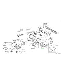 HABILLAGE RANGEMENT ARRIERE 350Z NISSAN