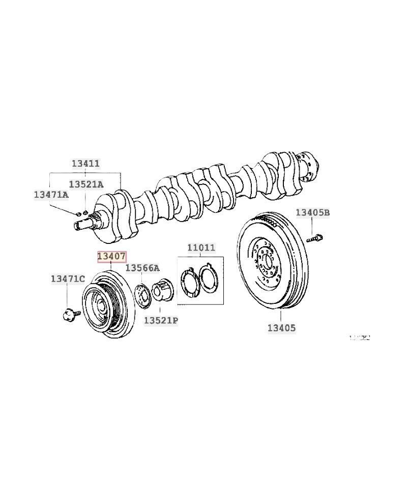 POULIE DAMPER SUPRA 2JZ TOYOTA