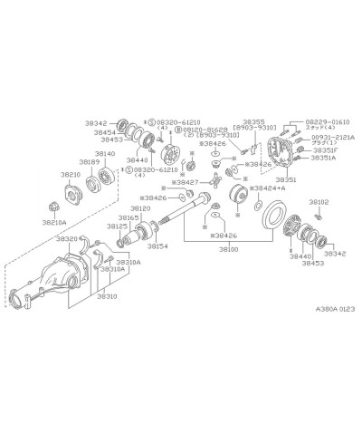 Kit réféction pont Nissan