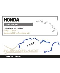 BARRE STABILISATRICE AVANT 25.4MM HONDA CIVIC (96-00) - HARDRACE