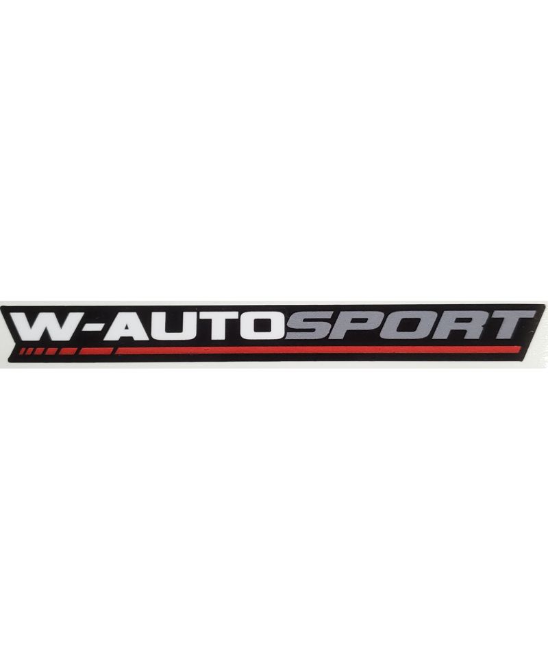 AUTOCOLLANT W-AUTOSPORT IMPRIME