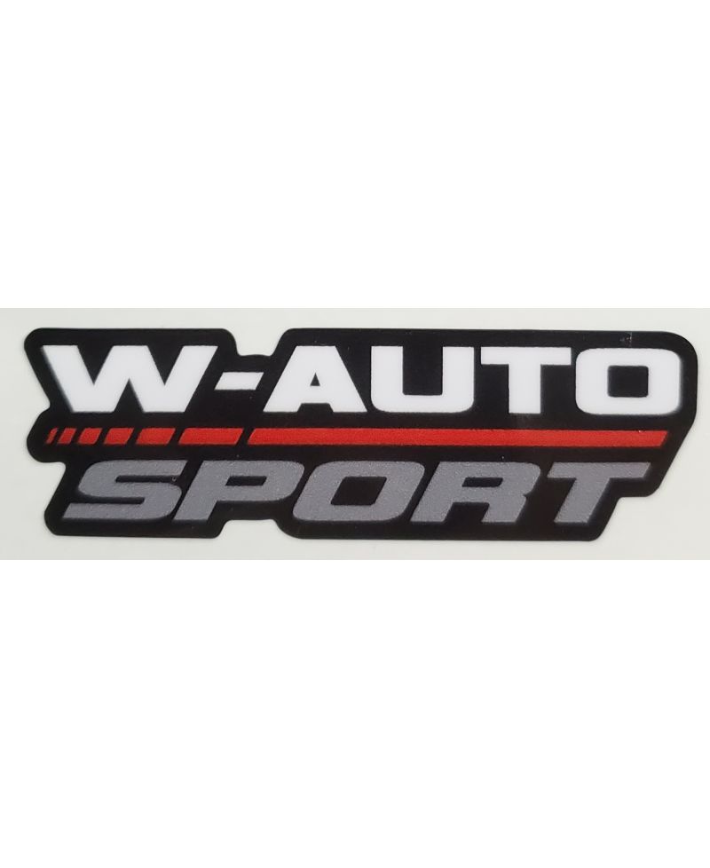 AUTOCOLLANT W-AUTOSPORT IMPRIME