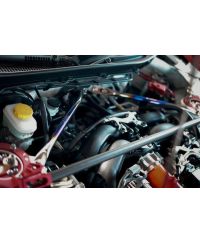BARRE DE RENFORT (V-BAR) DE BAIE DE PARE BRISE TITANE TOYOTA GR86, GT86/ SUBARU BRZ - APEXI
