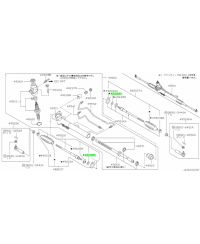 Entretoise de rotule axiale R34 NISSAN