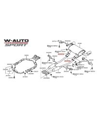 JOINT ECHAPPEMENT 2 TROUS 370Z Z34 NISSAN