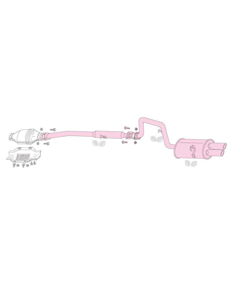 CATBACK LEGALIS R TOYOTA COROLLA LEVIN/ TRUENO AE86 - FUJITSUBO