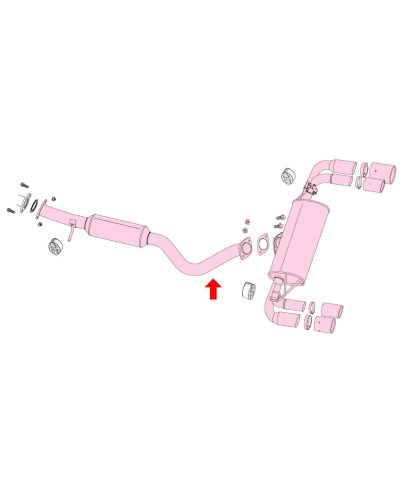 CATBACK A VALVE VVV TOYOTA GR YARIS GXPA16FUJITSUBO