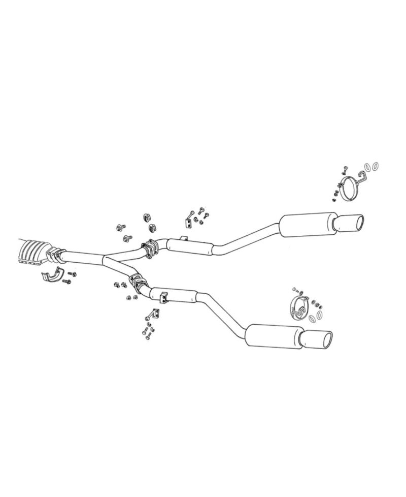 CATBACK SUPER R TOYOTA ARISTO TURBO JZS147 FUJITSUBO