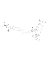 CATBACK AUTHORIZE R TOYOTA YARIS GR GXPA16 FUJITSUBO