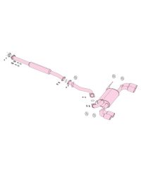 CATBACK AUTHORIZE RM+C TOYOTA 86 AERO KIT (12-16) FUJITSUBO