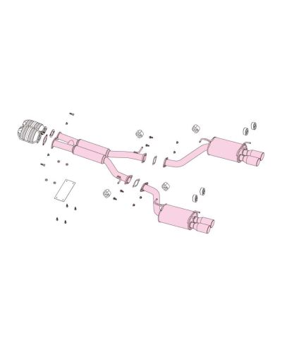 CATBACK LEGALIS R NISSAN 300ZX TWIN TURBO 2x2 - FUJITSUBO