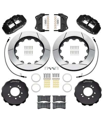 KIT GROS FREINS AVANT RAINURES SUPERLITE 6 PISTONS NISSAN R32 GTR (89-94), 300ZX - WILWOOD