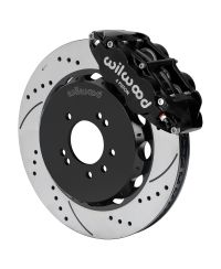 KIT GROS FREINS AVANT PERCES & RAINURES SUPERLITE 6 PISTONS (355MM) NISSAN R32 GTR (89-94), 300ZX - WILWOOD
