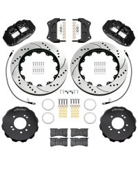 KIT GROS FREINS AVANT PERCES & RAINURES SUPERLITE 6 PISTONS (355MM) NISSAN R32 GTR (89-94), 300ZX - WILWOOD