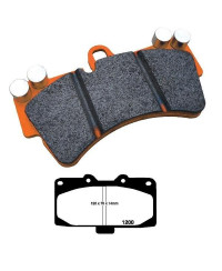 PLAQUETTES AVANT ORANGE STUFF S14 R32 R33 Z32 EBC