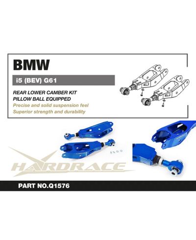 KIT BRAS INFERIEUR ARRIERE REGLABLE BMW SERIE 5 (G60, G61) - HARDRACE