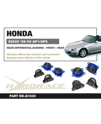 SUPPORTS DE DIFFERENTIEL ARRIERE HONDA S2000 - HARDRACE