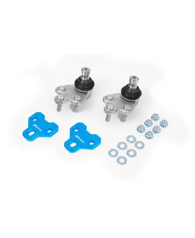 KIT ROTULES AVANT + CALES DE GEOMETRIE FORD FOCUS - HARDRACE