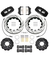 KIT GROS FREINS AVANT PERCES & RAINURES AEROLITE 6 PISTONS (355MM) NISSAN R32 GTR (89-94), 300ZX - WILWOOD