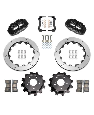 KIT GROS FREINS ARRIERE RAINURES SUPERLITE 4 PISTONS (342MM) NISSAN R32 GTR (89-02), 300ZX - WILWOOD