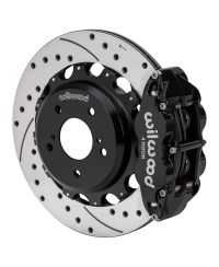 KIT GROS FREINS ARRIERE PERCES & RAINURES SUPERLITE 4 PISTONS (342MM) NISSAN R32 GTR (89-02), 300ZX - WILWOOD