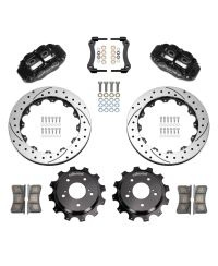 KIT GROS FREINS ARRIERE PERCES & RAINURES SUPERLITE 4 PISTONS (342MM) NISSAN R32 GTR (89-02), 300ZX - WILWOOD