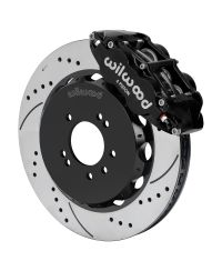 KIT GROS FREINS AVANT PERCES & RAINURES SUPERLITE 6 PISTONS (355MM) NISSAN R33 GT-R (95-98) - WILWOOD